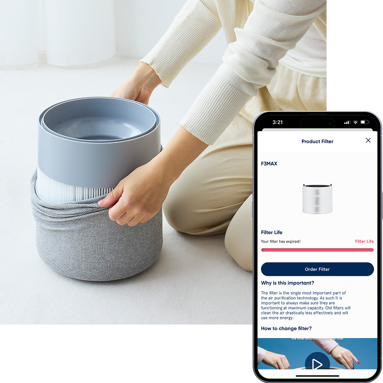 Track your  filter lifetime