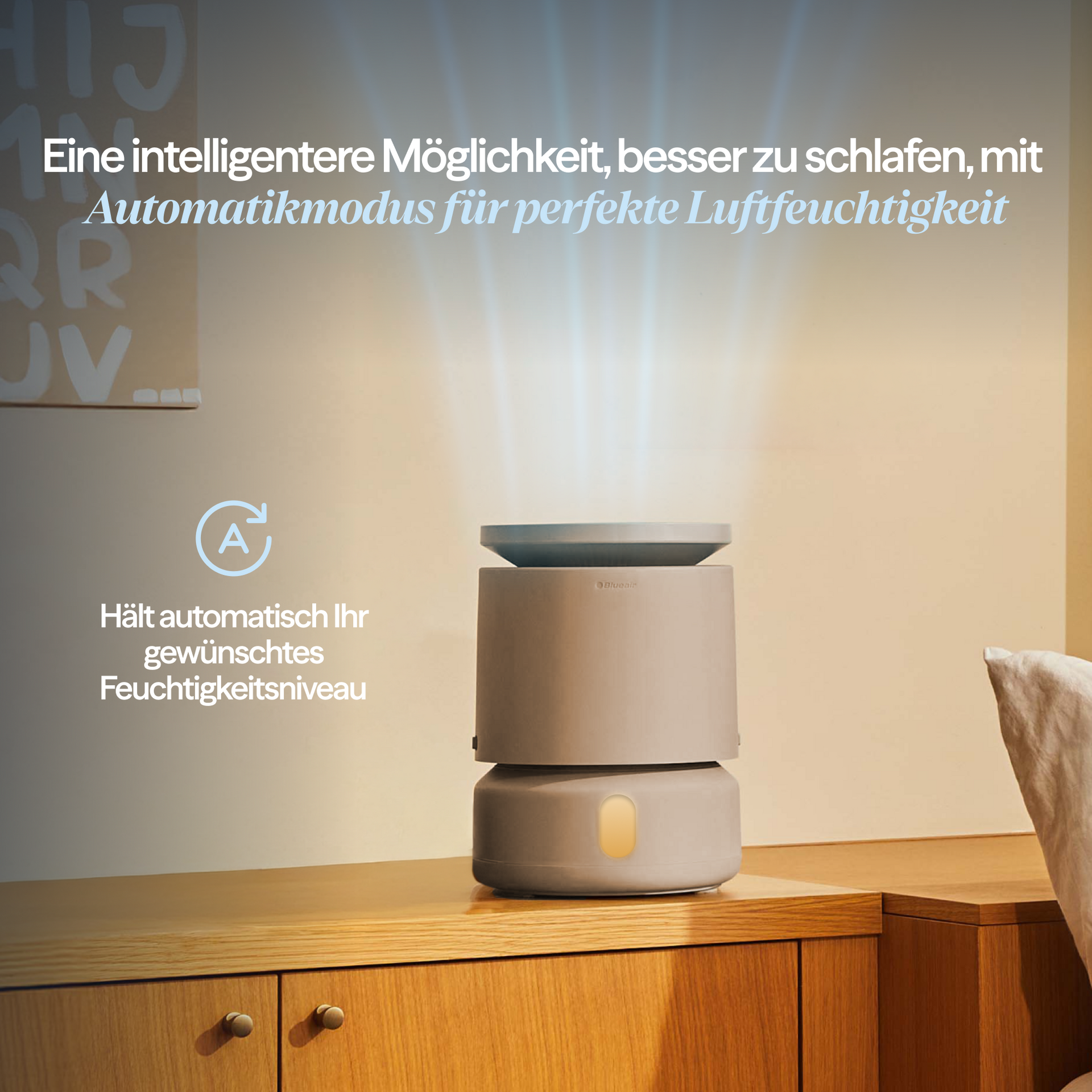 DreamWell™ Luftbefeuchter 3,8L in Küstenbeige