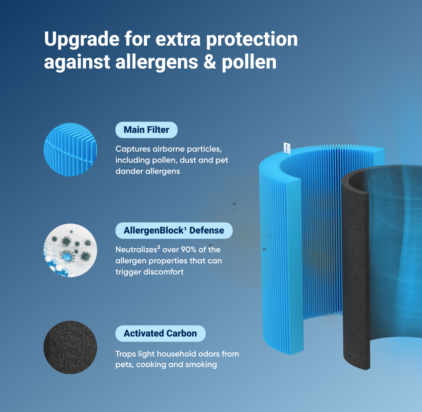 Filtro Blue Pure Pure 211i Max AlergenBlock